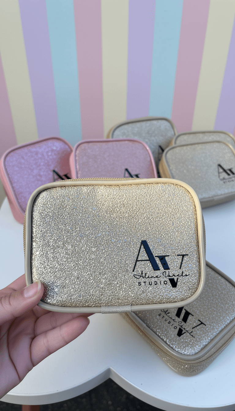 #24 Porta documentos glitter